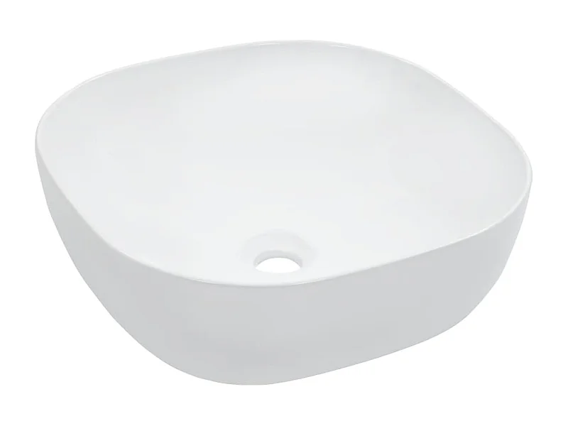 Lavabo lave-mains vasque à blanche 42.5 x 42.5 x 14.5 cm 02_0002626