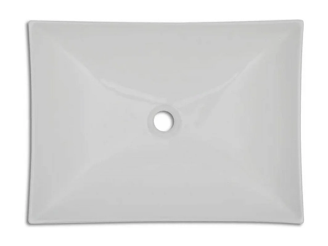 Lavabo bagno in ceramica lavabo lavabo 65,5 x 39 cm bianco lucido 02_0002493