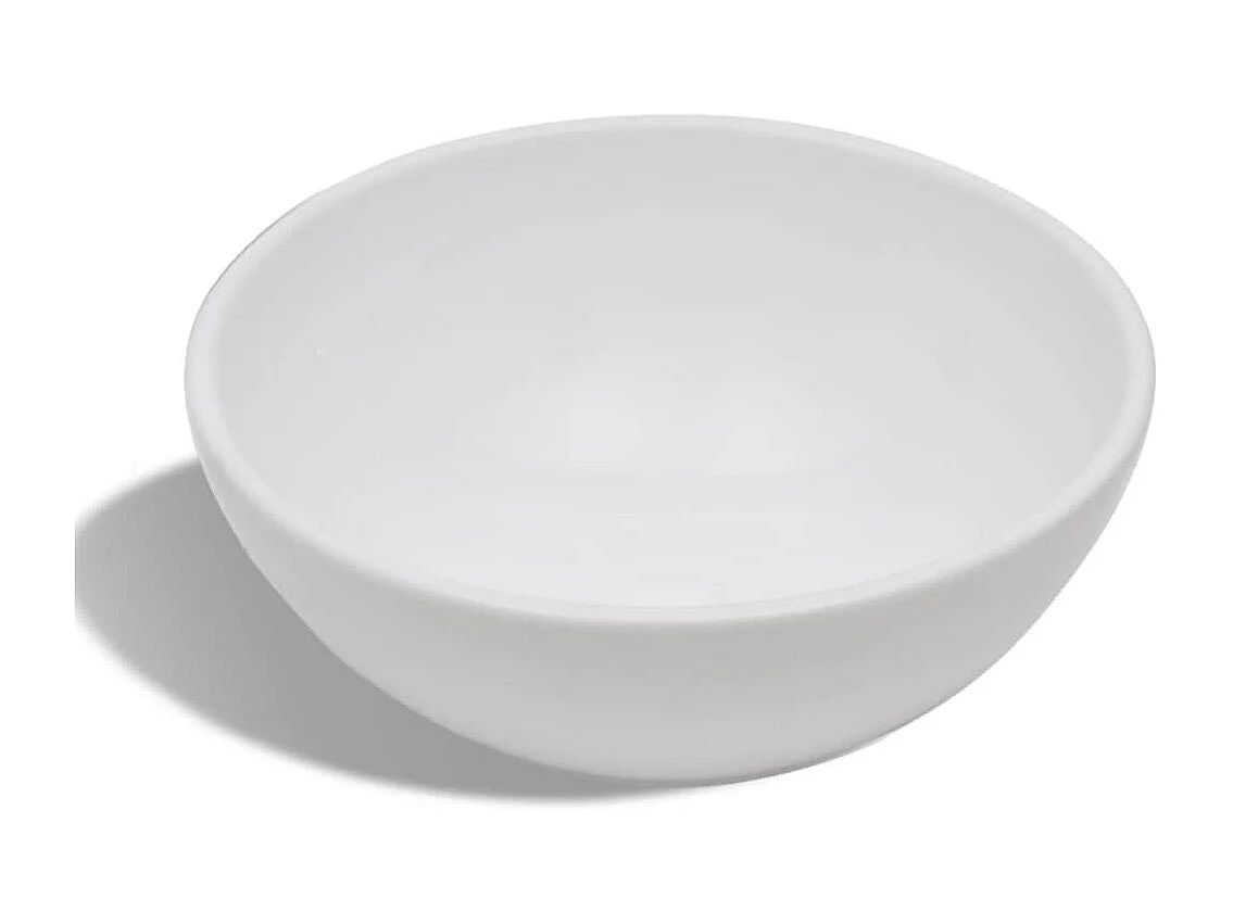 Lavandino da bagno diametro 325 cm con miscelatore tondo in ceramica bianco 02_0002840