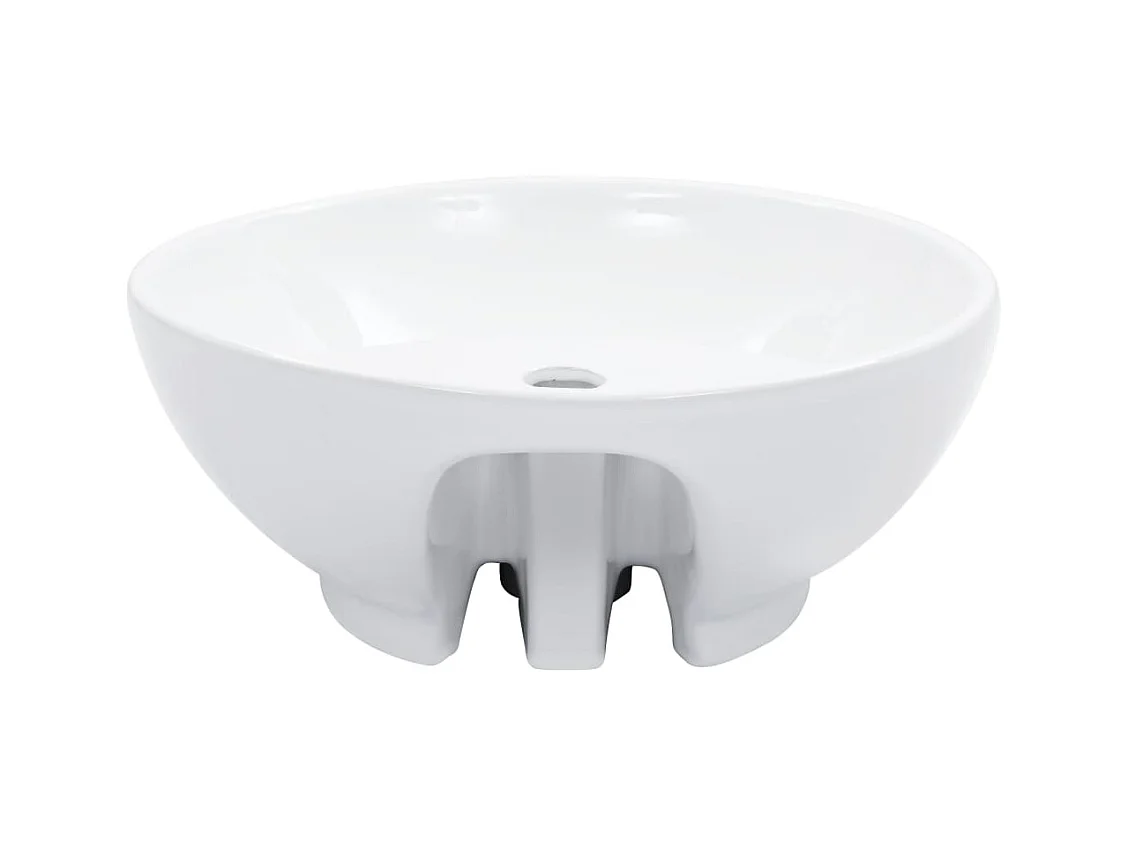 Lavabo vasque salle de blanche 46.5 x 46.5 x 18 cm 02_0002612