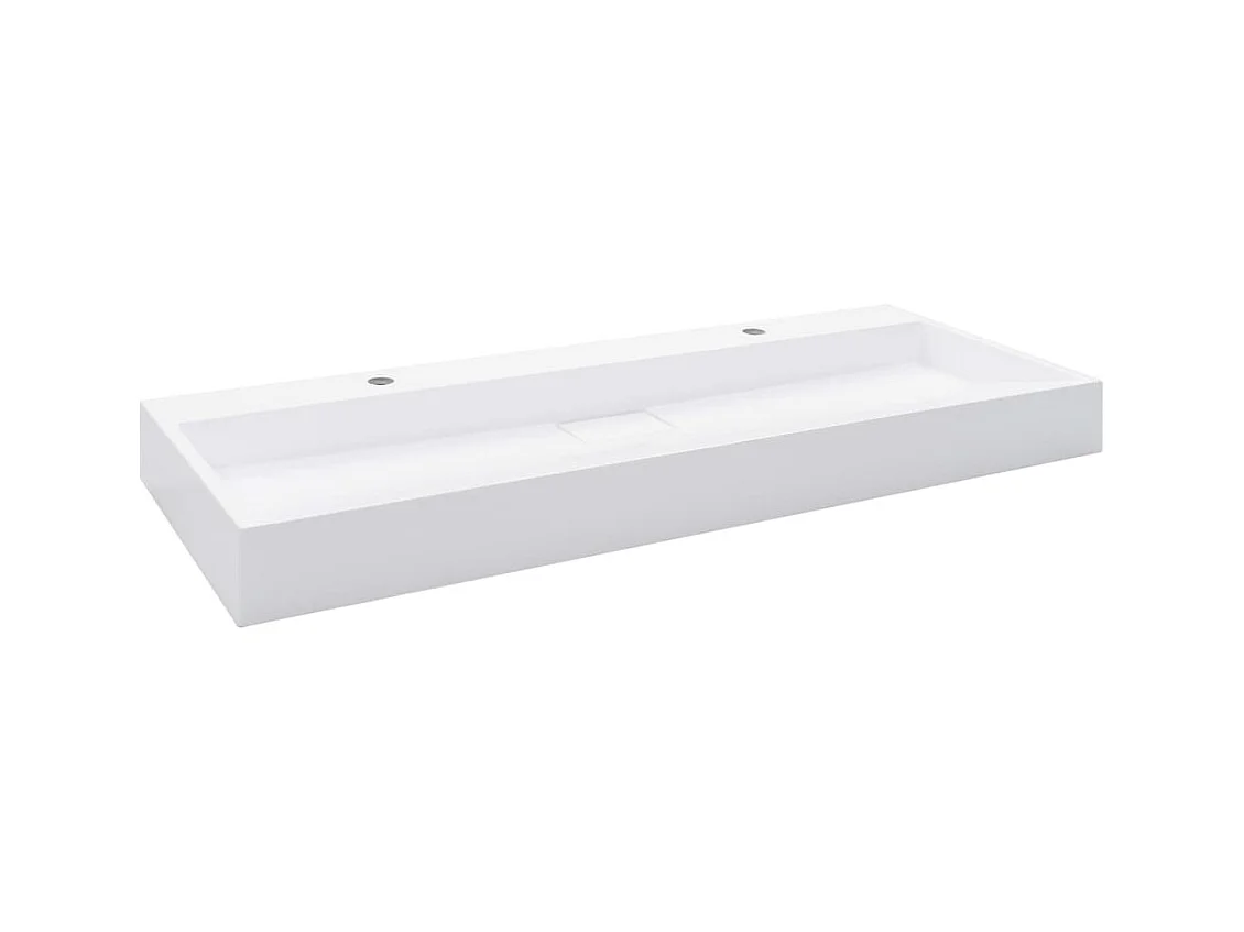 Lavabo salle de bain blanche 120 x 46 x 11 cm 02_0002637