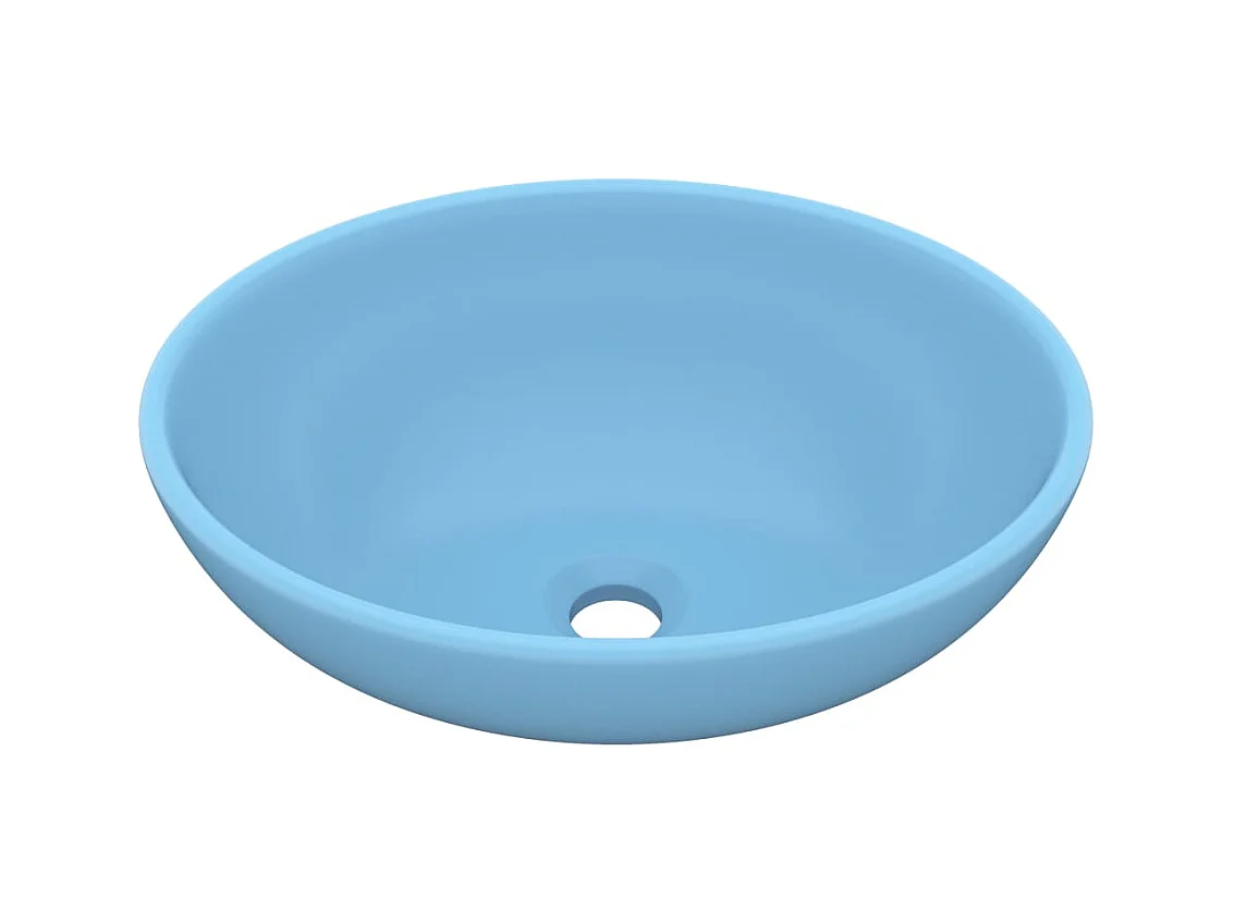 Lavabo vasque ovale de bleue 40 x 33 x 13.5 cm 02_0002665