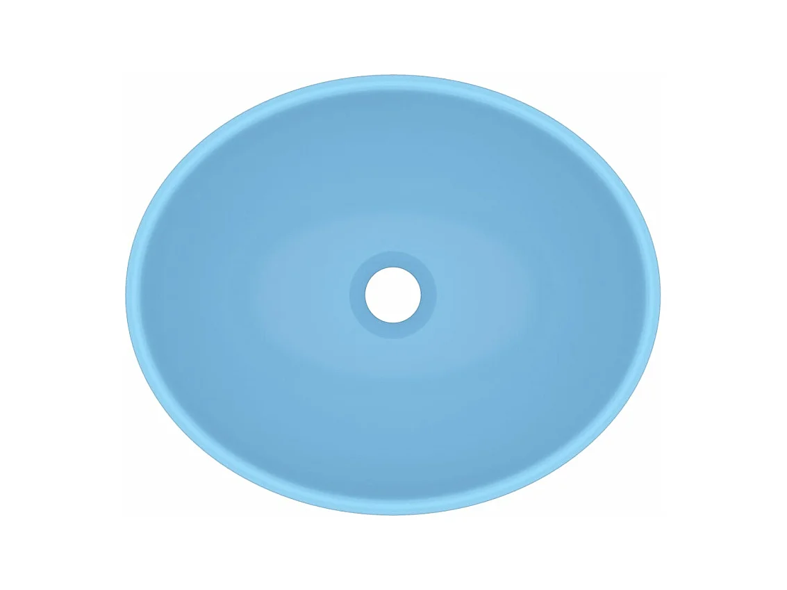 Lavabo vasque ovale de bleue 40 x 33 x 13.5 cm 02_0002665