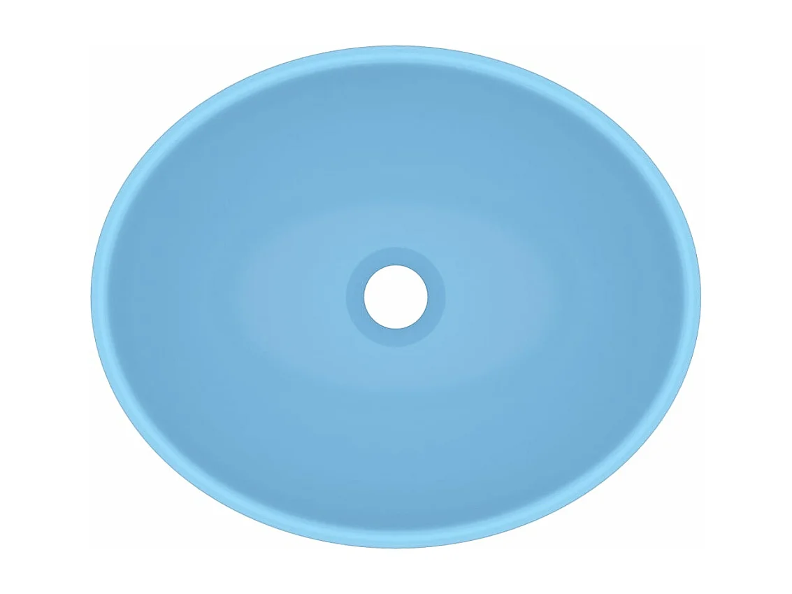 Lavabo vasque ovale de bleue 40 x 33 x 13.5 cm 02_0002665