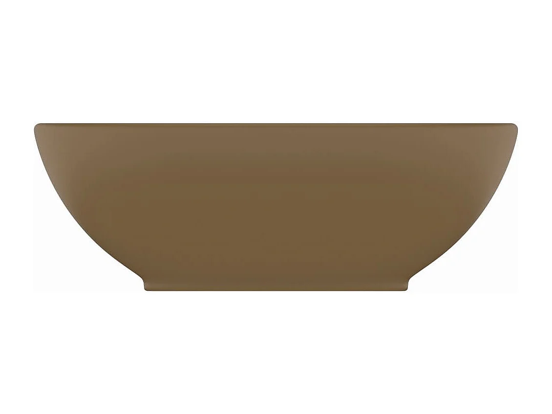 Lavabo ovale de luxe crème 40 x 33 x 13.5 cm 02_0002672