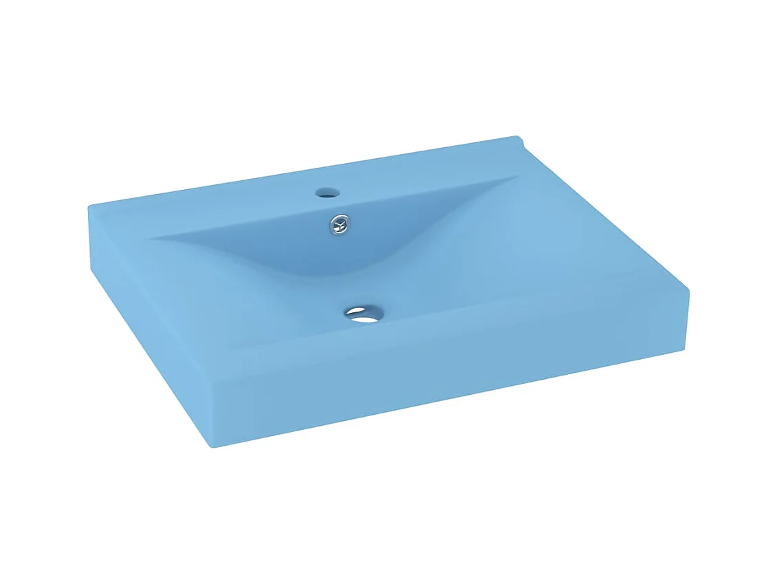 Lavabo avec trou de bleue 60 x 46 x 16 cm 02_0002764