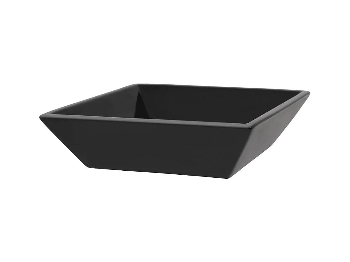 Lavabo salle de bain noire 41.5 x 41.5 x 12 cm 02_0002543