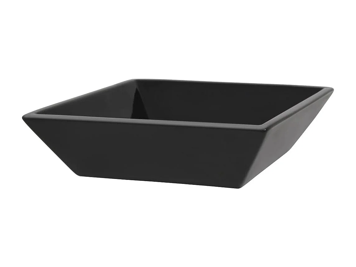 Lavabo bagno quadrato 41,5 x 41,5 cm ceramica nera 02_0002543