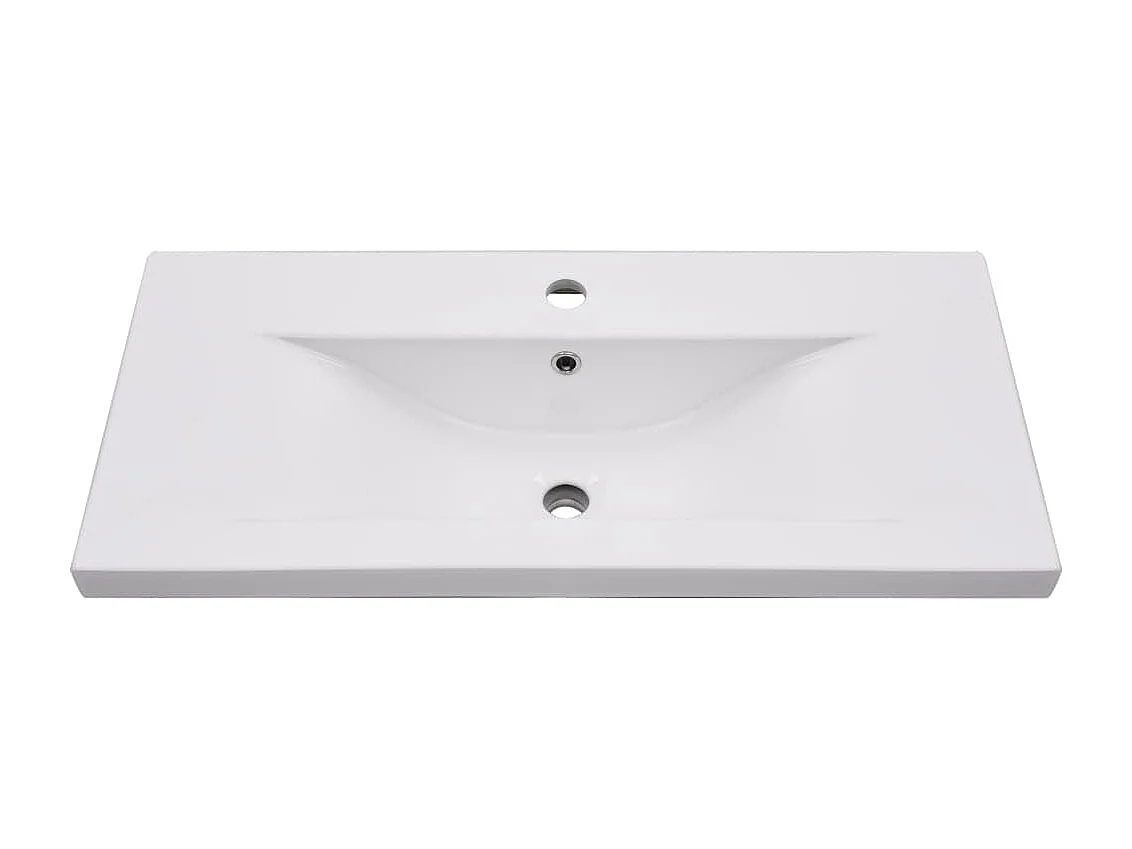 Lavabo salle de bain blanche 81 x 39.5 x 18.5 cm 02_0002644