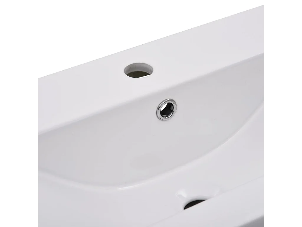 Lavabo salle de bain blanche 81 x 39.5 x 18.5 cm 02_0002644