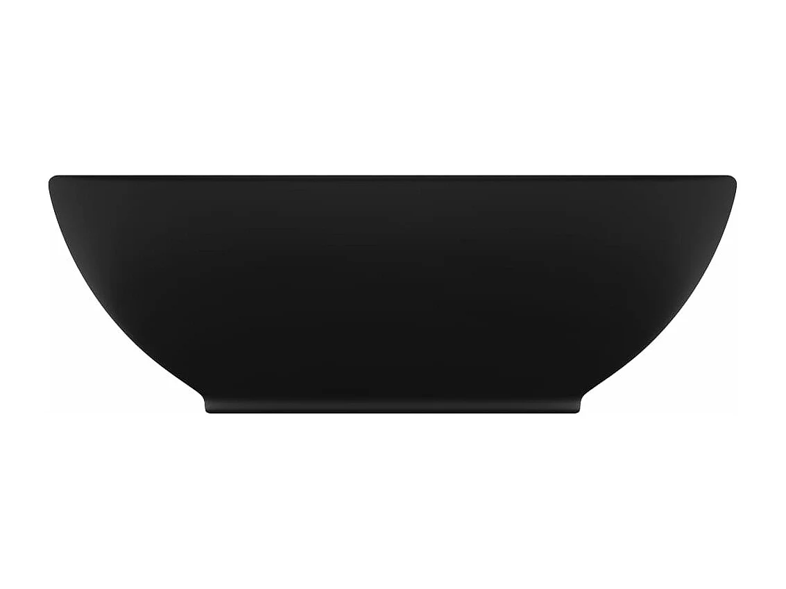 Lavabo ovale de luxe noire 40 x 33 x 13.5 cm 02_0002673
