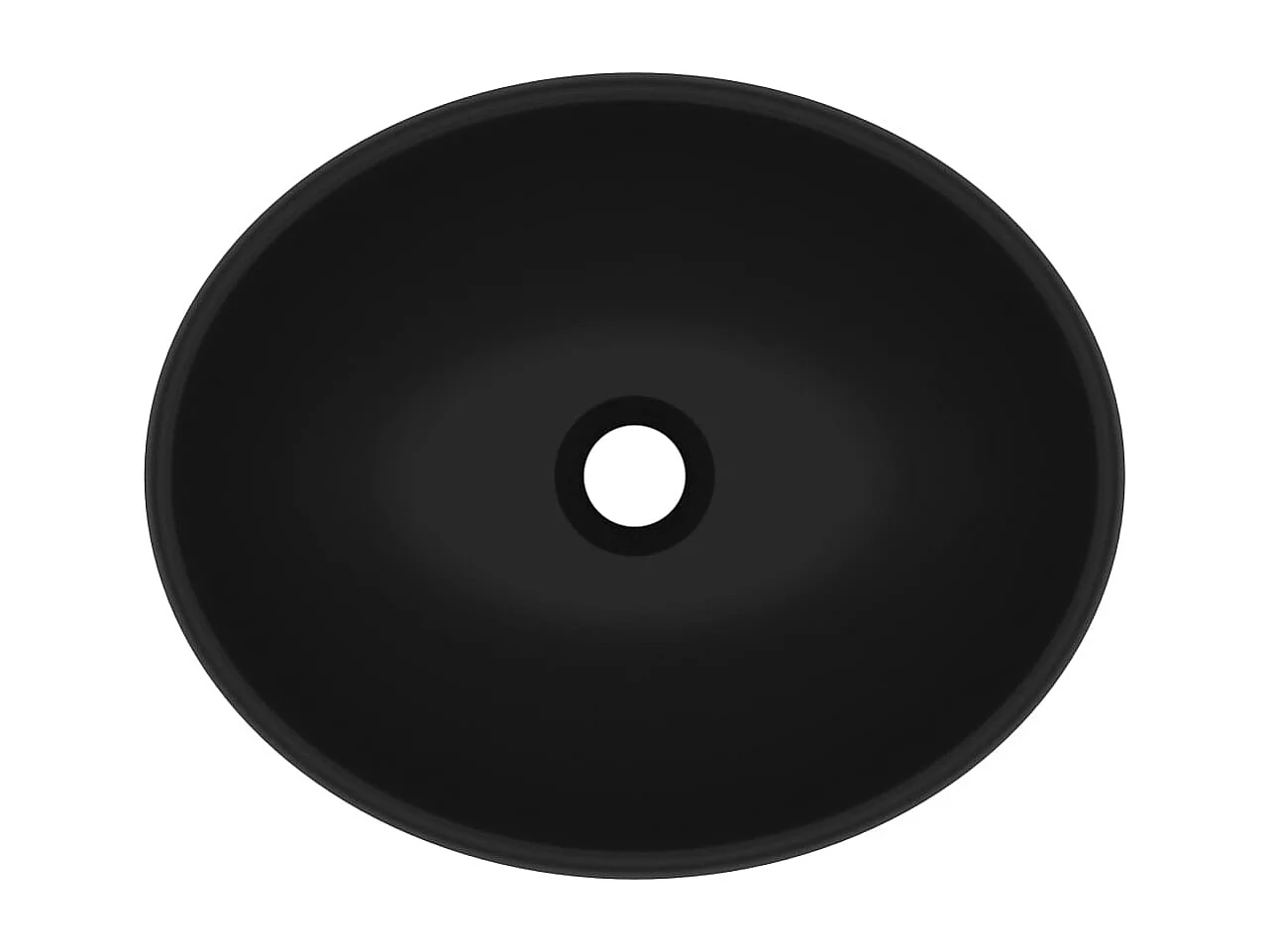 Lavabo ovale de luxe noire 40 x 33 x 13.5 cm 02_0002673
