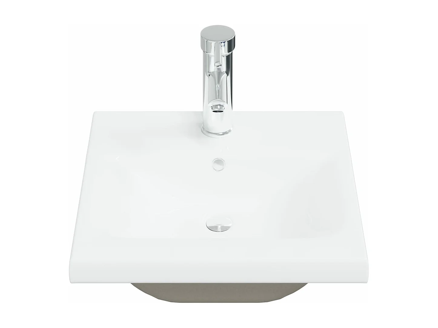 Lavabo bagno ad incasso con rubinetto 42 cm ceramica bianca 02_0002795