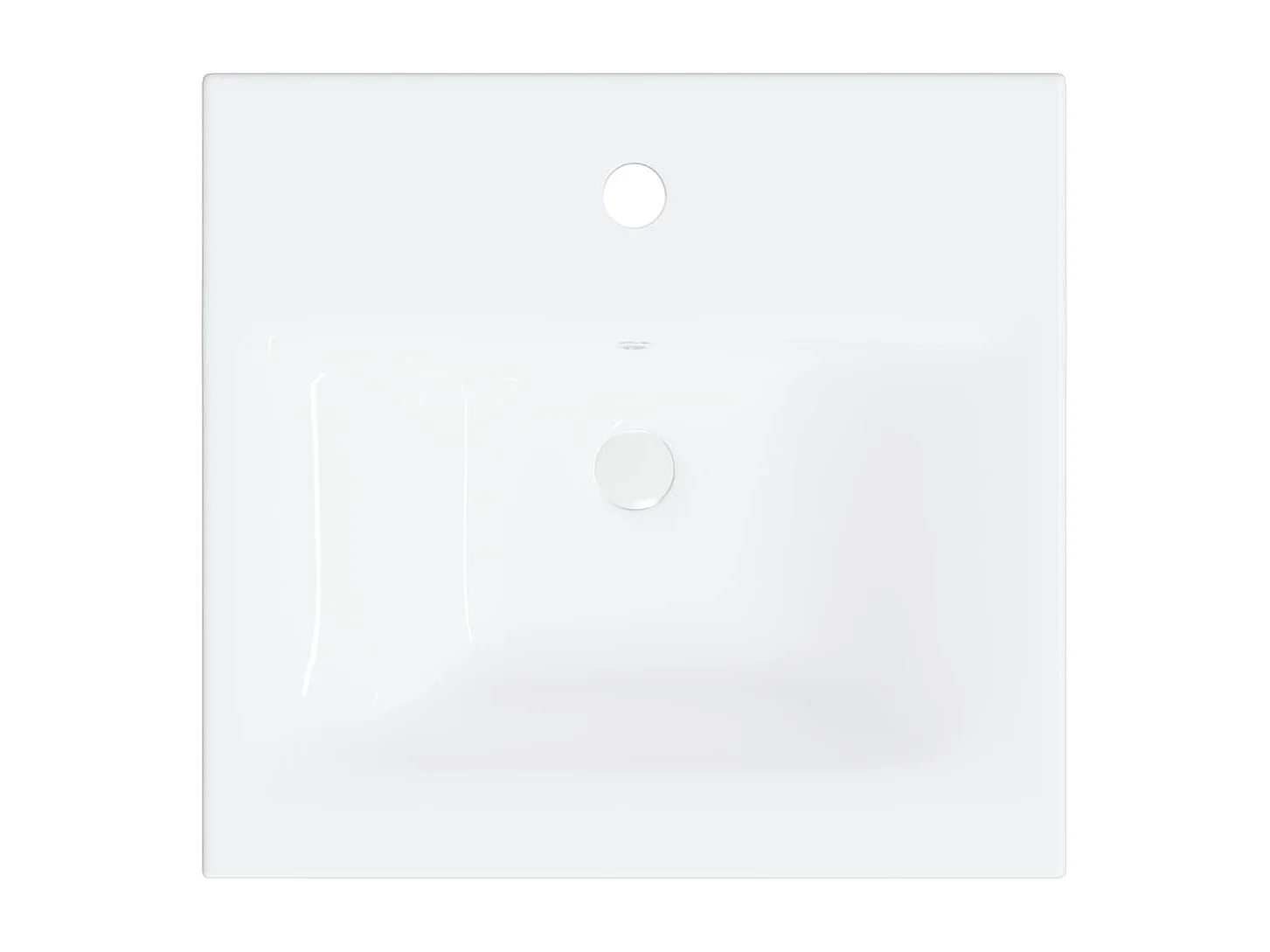 Lavabo bagno ad incasso con rubinetto 42 cm ceramica bianca 02_0002795