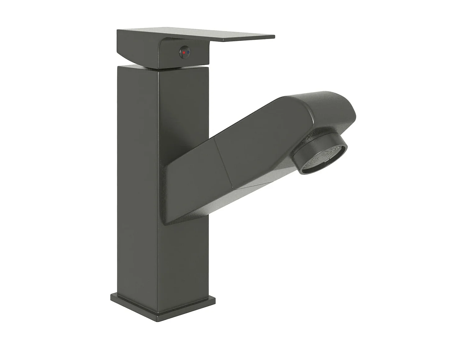 Robinet de lavabo rétractable grise 15.7 x 15.7 x 17.2 cm 02_0003527