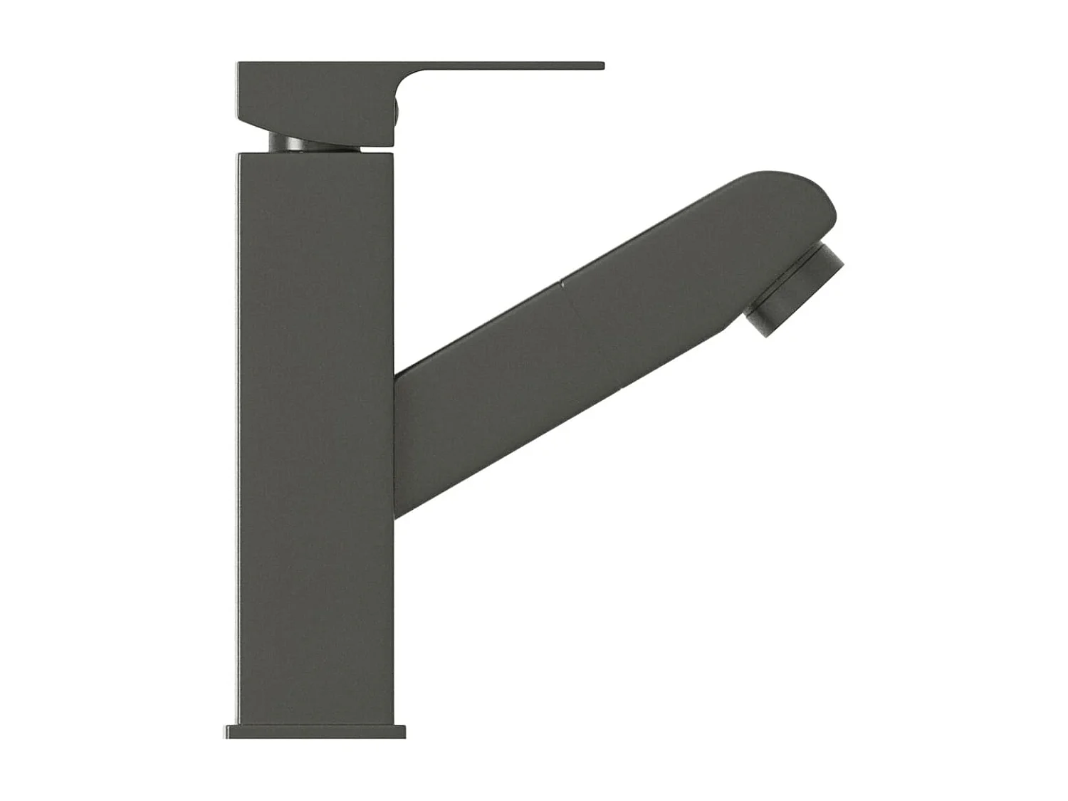 Robinet de lavabo rétractable grise 15.7 x 15.7 x 17.2 cm 02_0003527