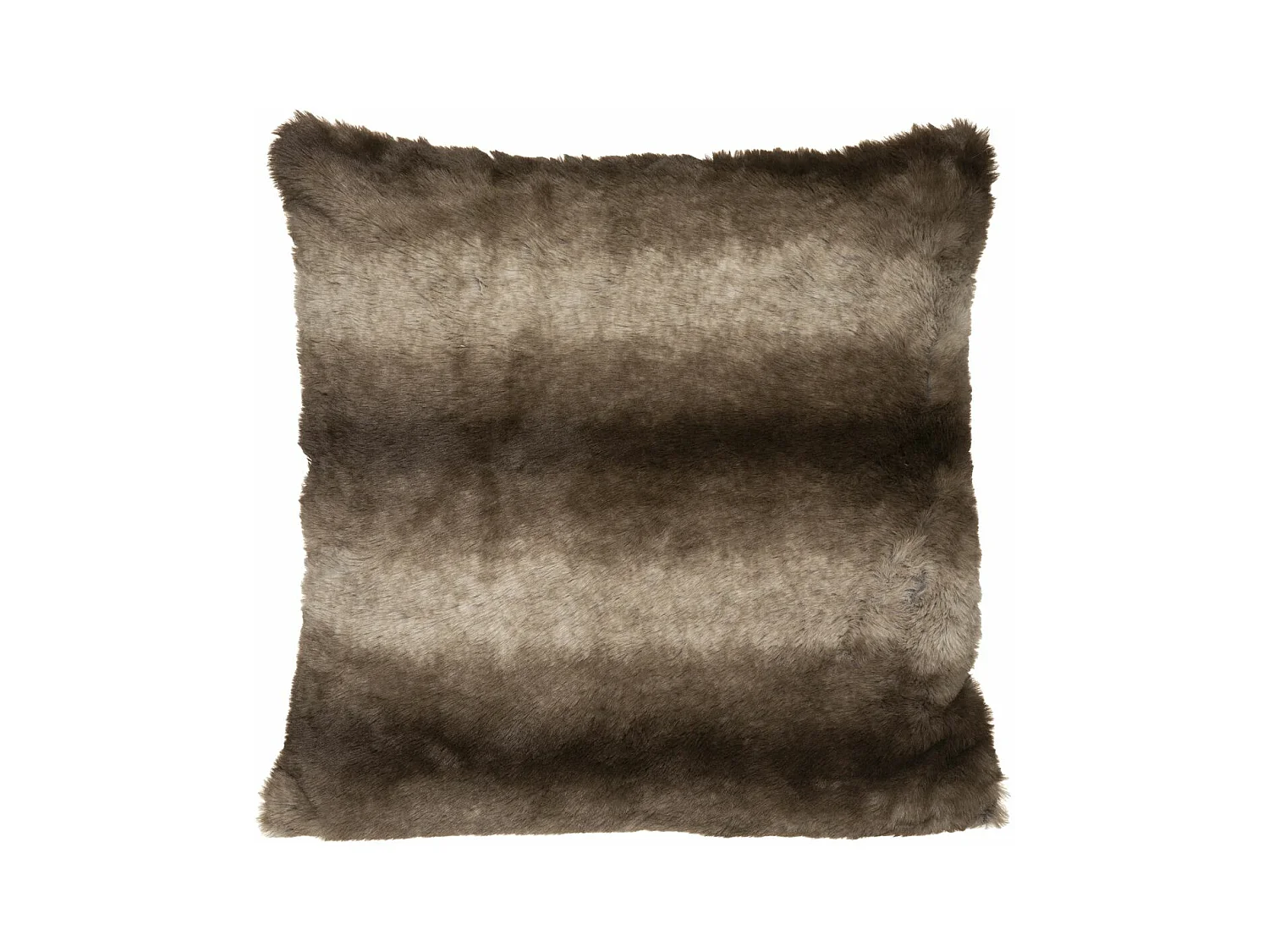 Cojín de piel con efecto grizzly