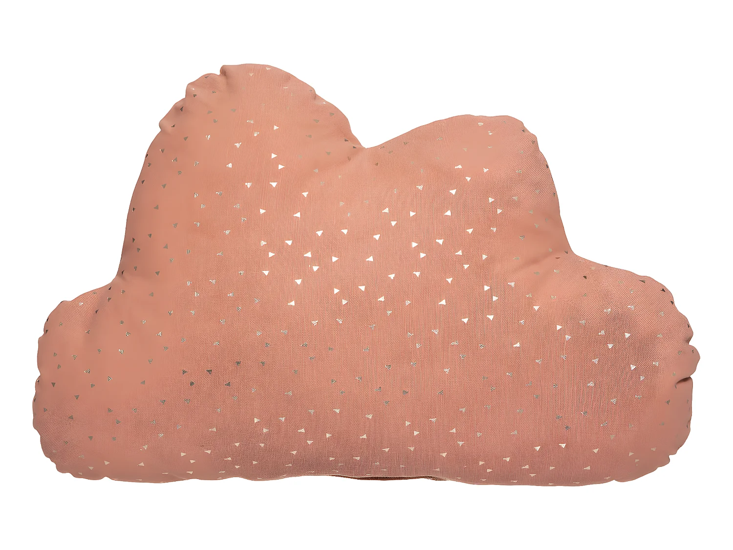 Coussin décoratif Nuage Berlingot Terracotta 45 x 28 cm