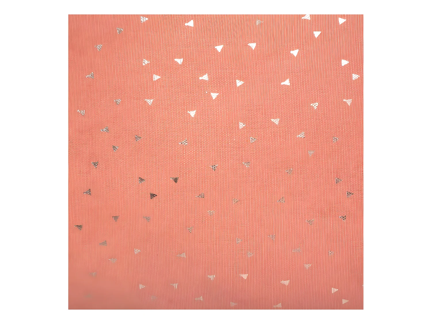 Coussin décoratif Étoile Berlingot Terracotta 40 x 40 cm