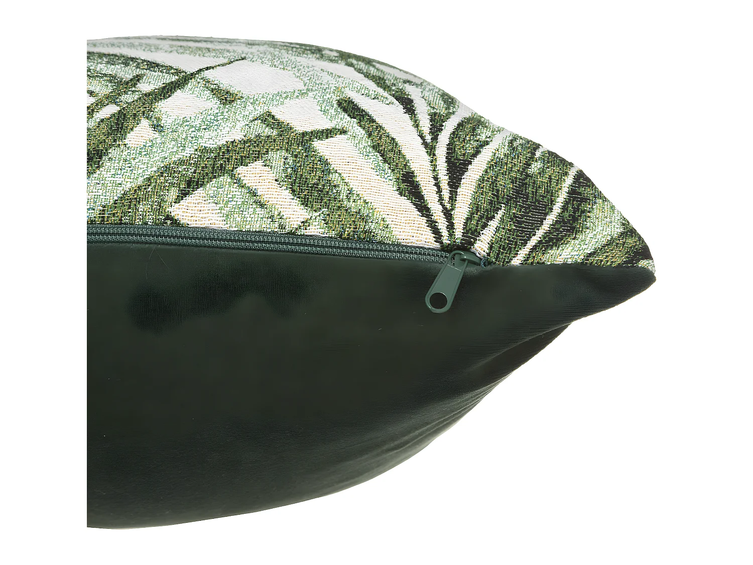 Capa de Almofada Jacquard Verde Cedro & Tropical 40 x 40 cm