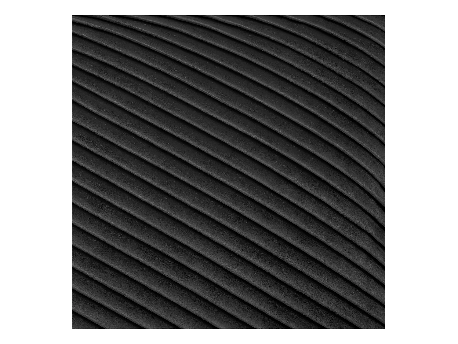 Coussin déhoussable en Velours Gris lisse et avec plis 30 x 50 cm