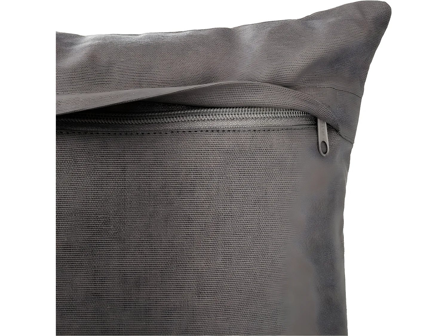 Coussin décoratif déhoussable en Coton Gris Otto 38 x 38 cm