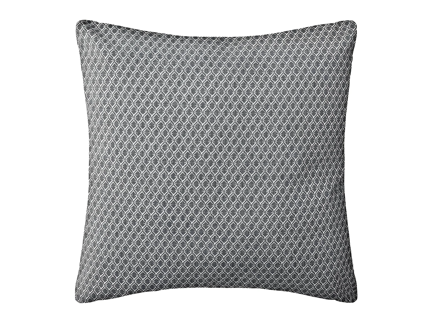 Coussin décoratif déhoussable en Coton Gris Otto 38 x 38 cm