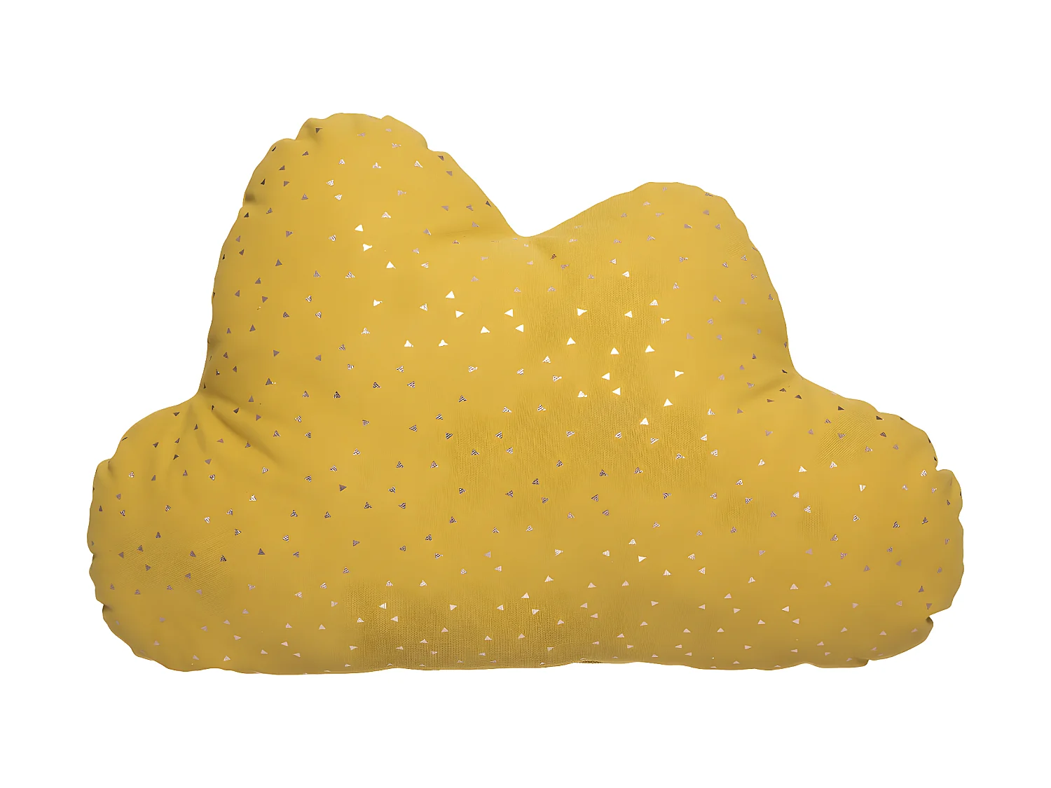 Coussin décoratif Nuage Berlingot Ocre 45 x 28 cm