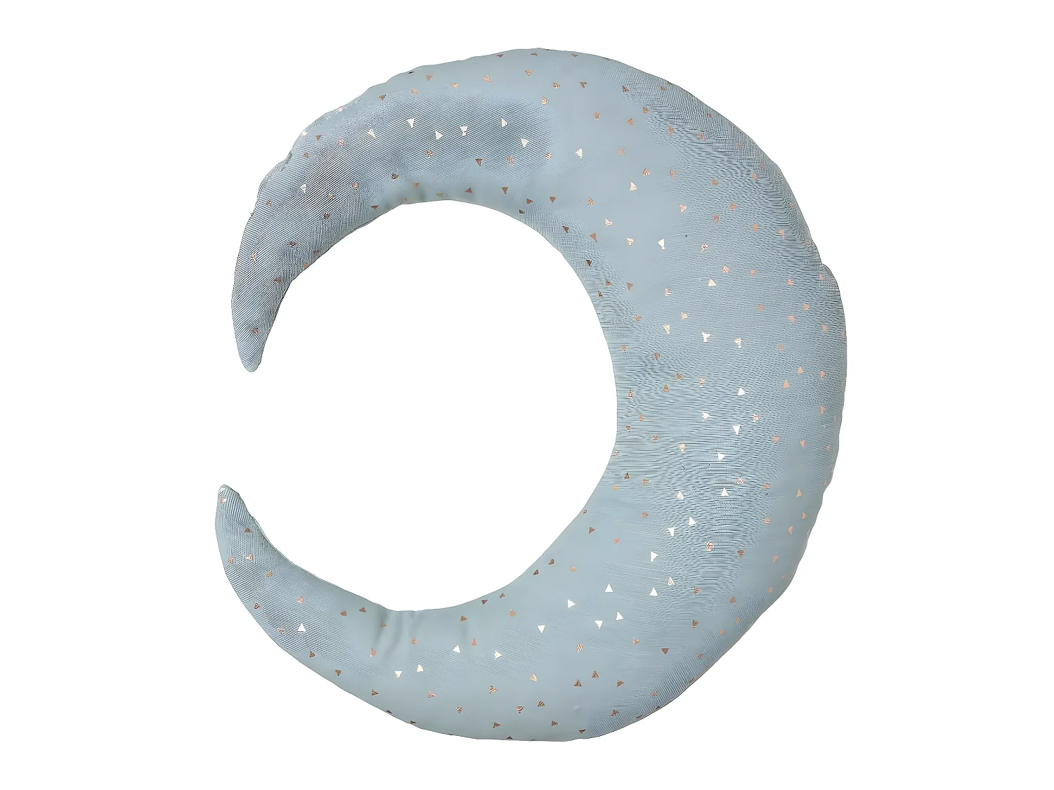 Coussin décoratif Lune Berlingot Bleu 32 x 28 cm