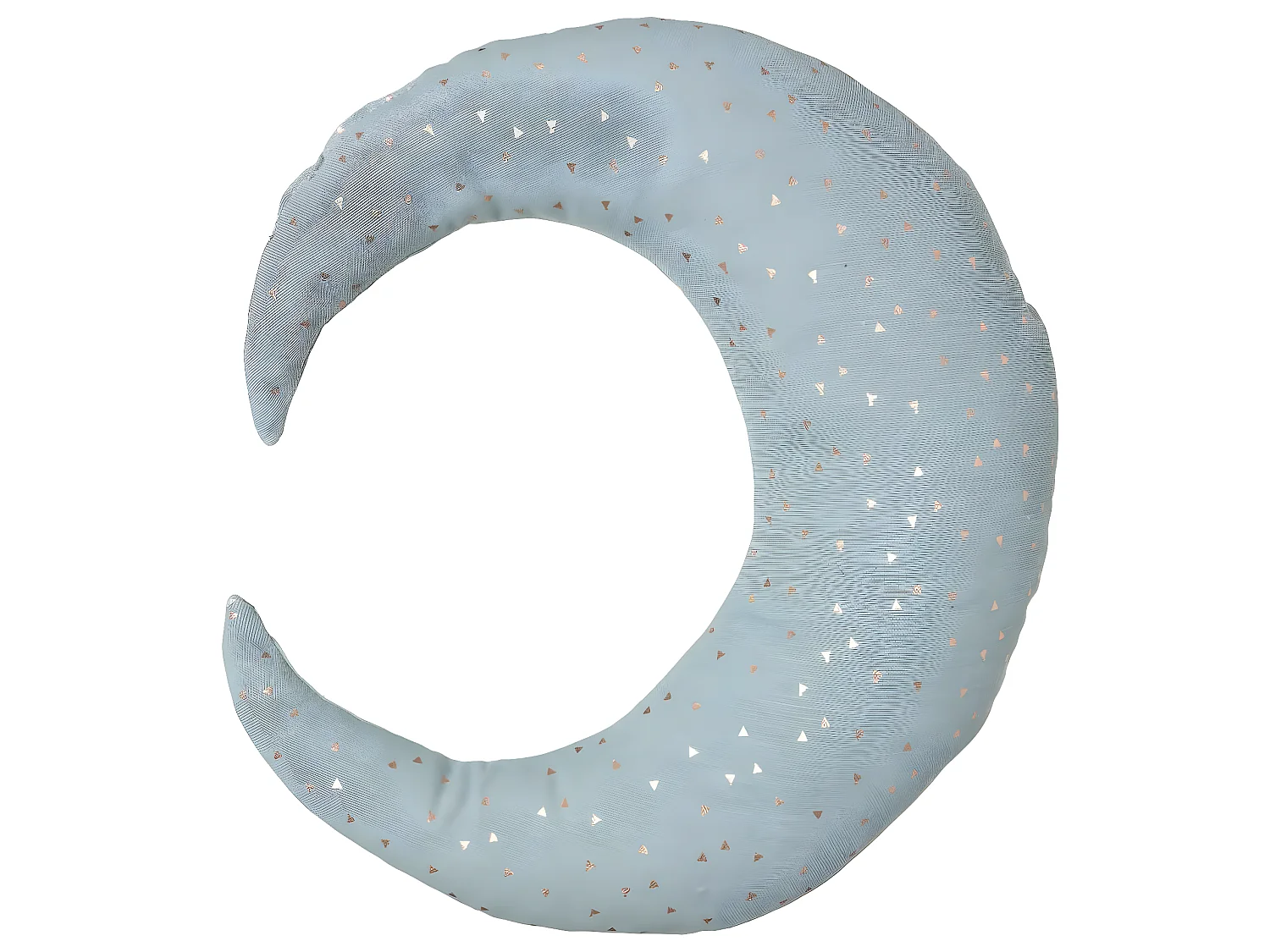 Coussin décoratif Lune Berlingot Bleu 32 x 28 cm