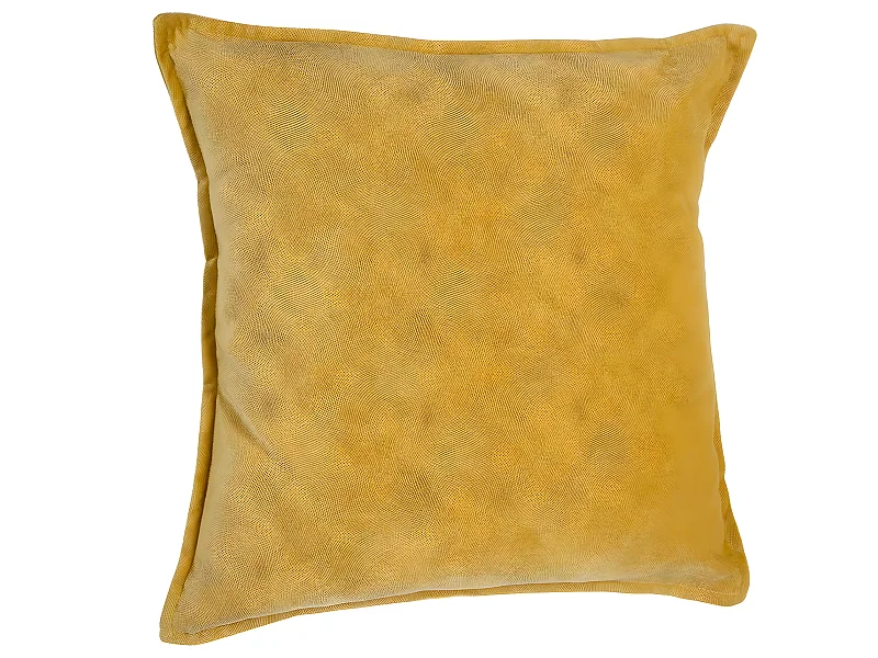 Coussin déhoussable Ocre 45 x 45 cm