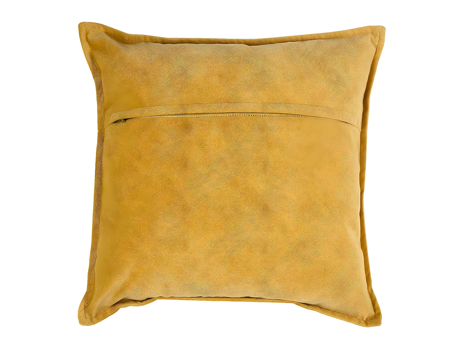 Coussin déhoussable Ocre 45 x 45 cm