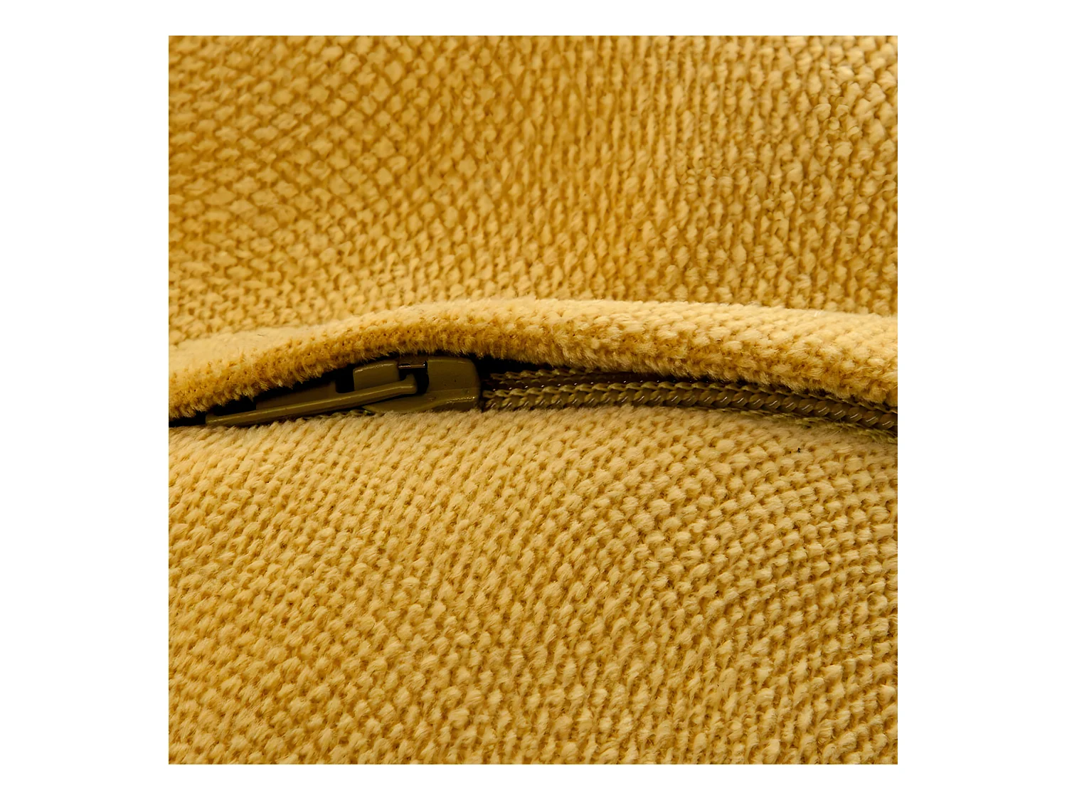 Coussin déhoussable Ocre 45 x 45 cm