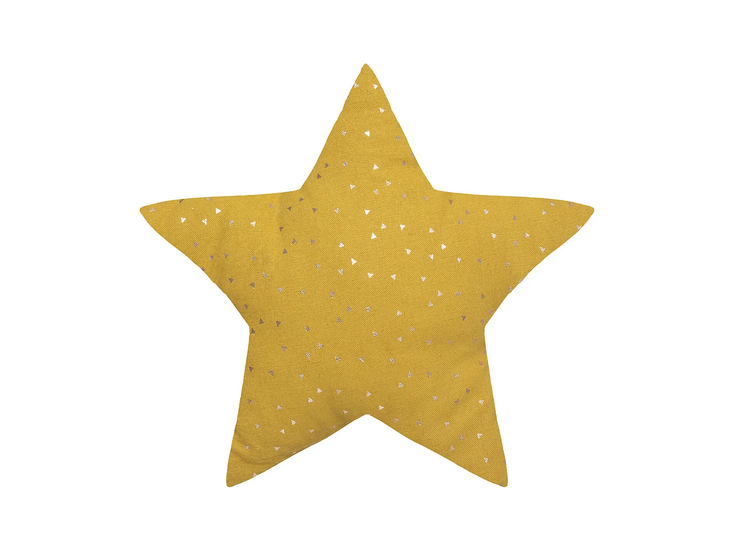 Decoratief Kussen Ster Berlingot Oker 40 x 40 cm Geometrische Motieven