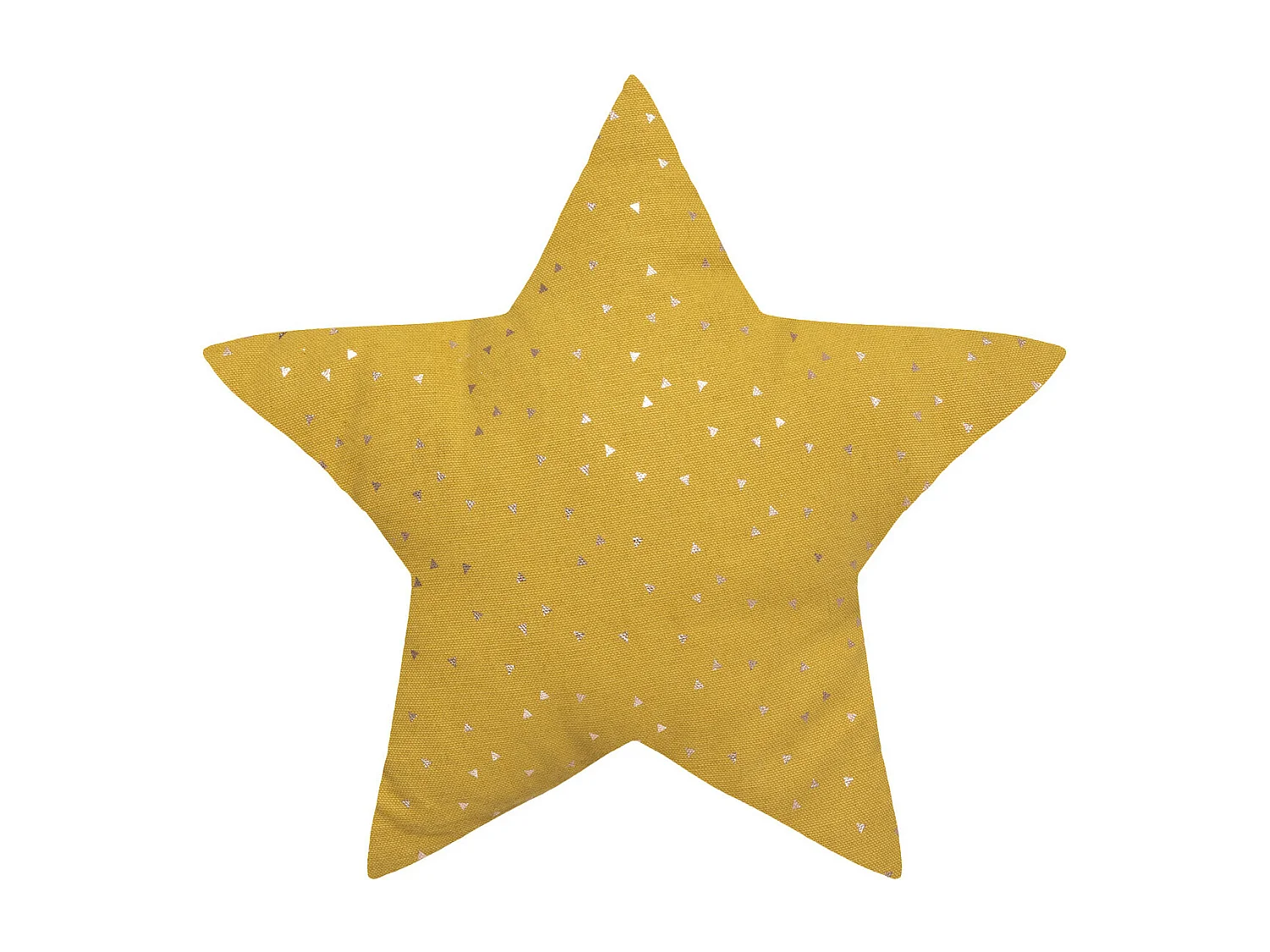 Coussin décoratif  Étoile Berlingot Ocre 40 x 40 cm