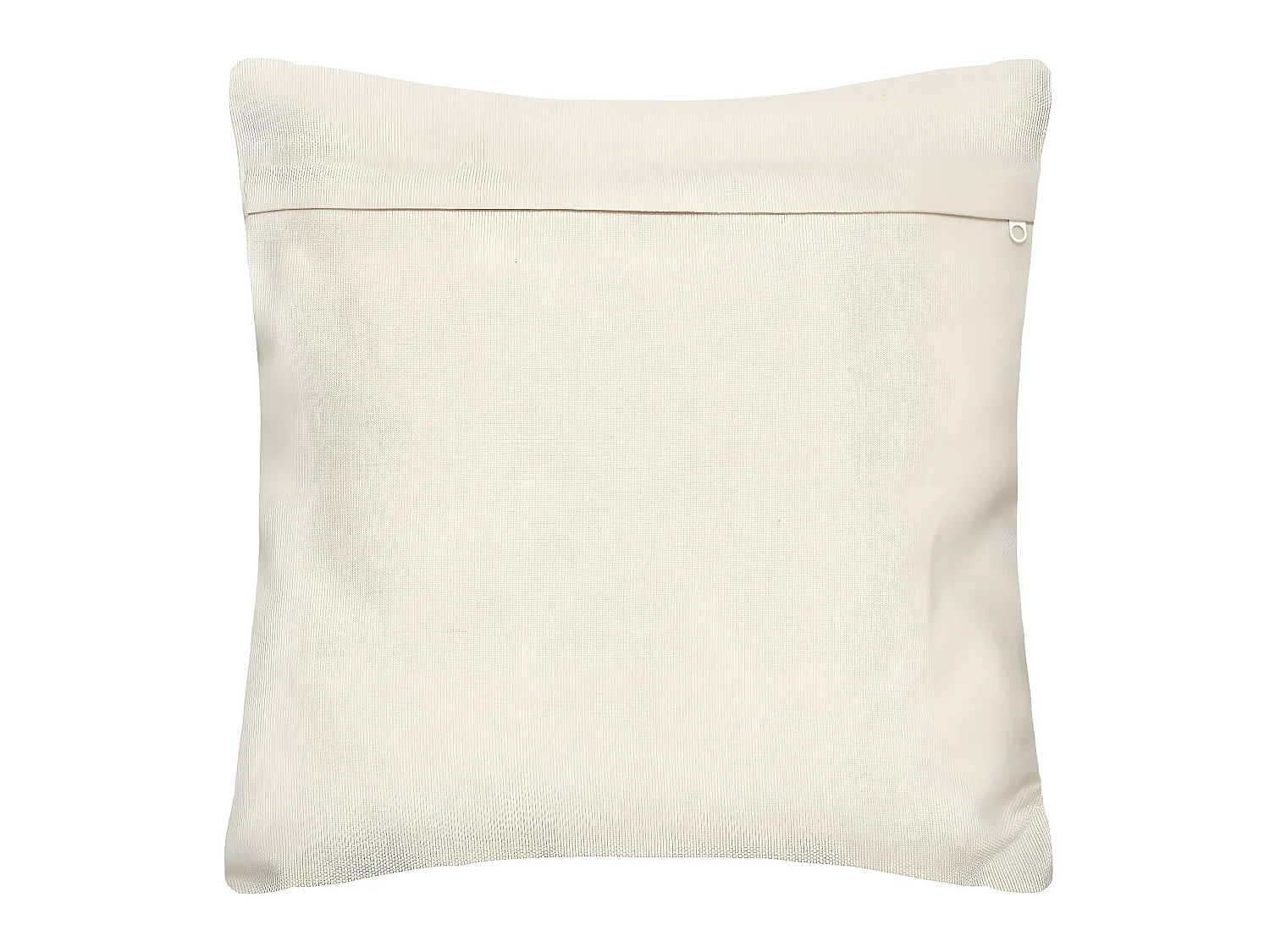 Coussin déhoussable Ocre & Blanc 45 x 45 cm