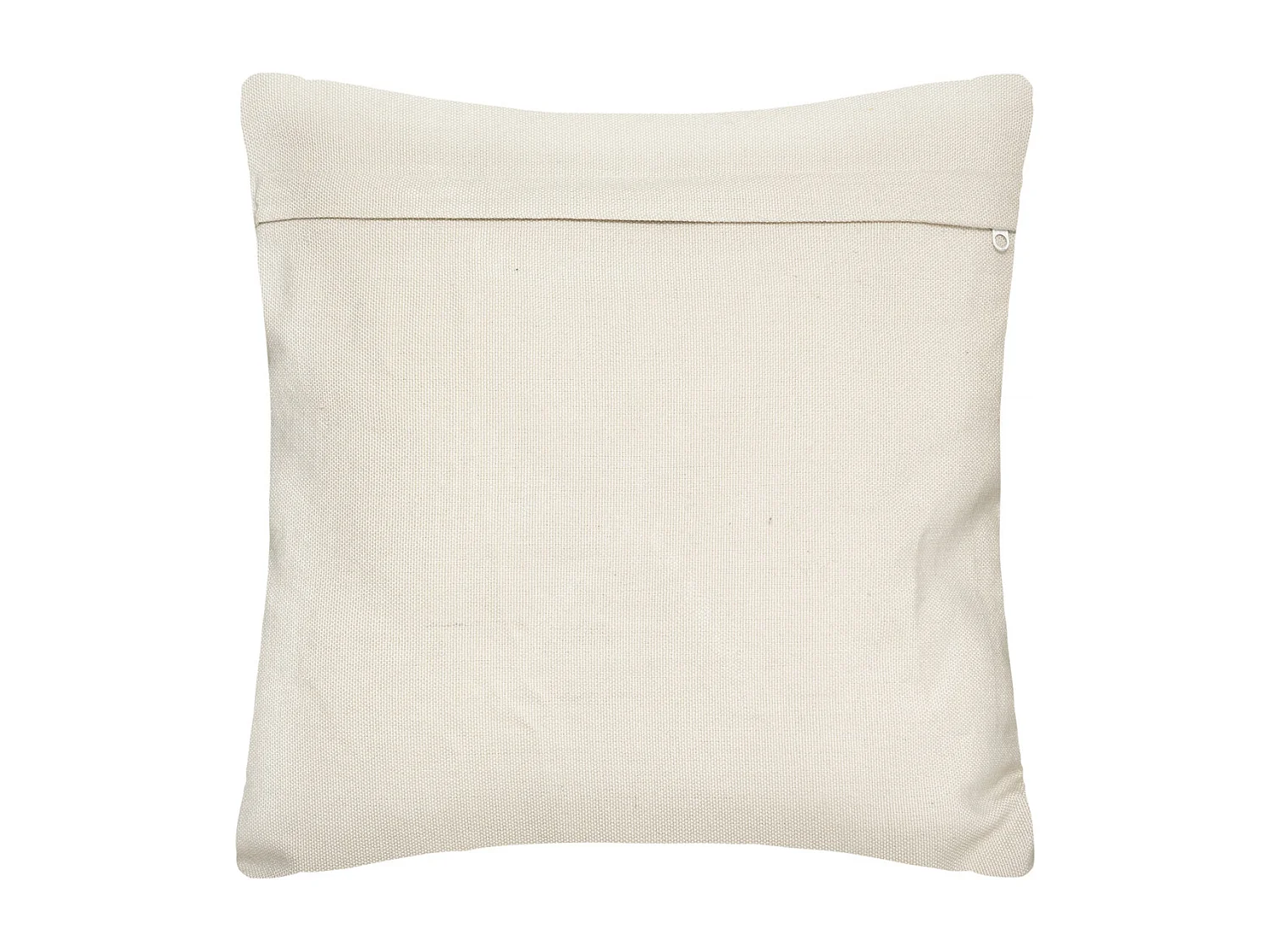 Coussin déhoussable Ocre & Blanc 45 x 45 cm