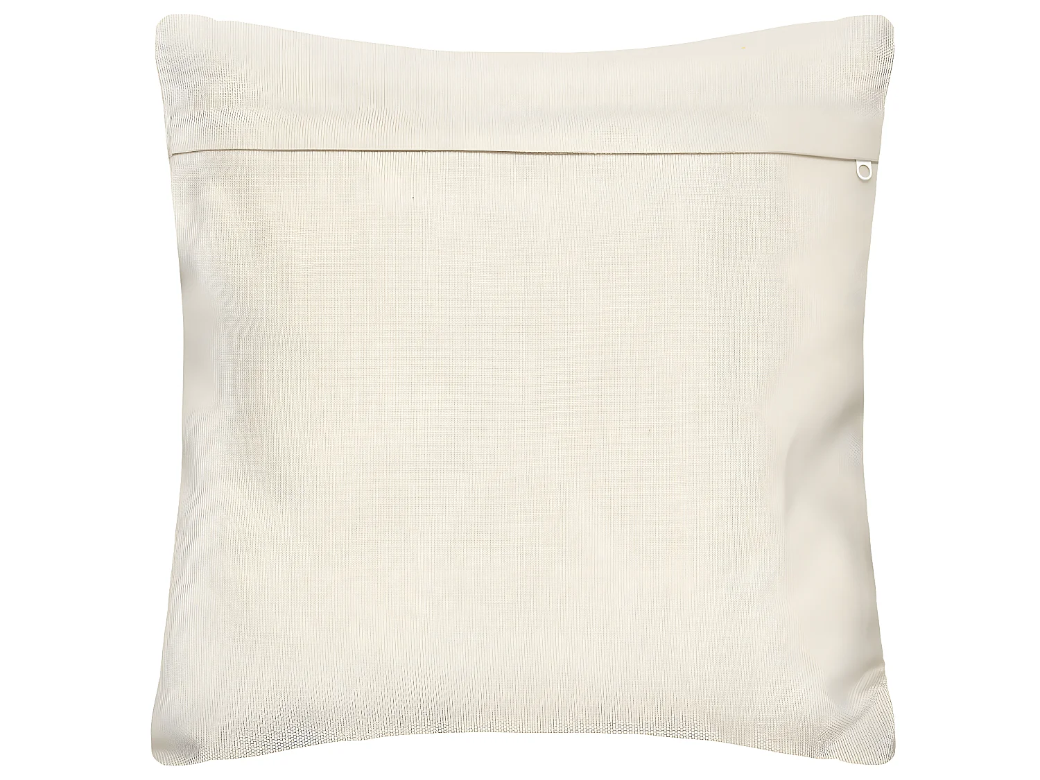 Coussin déhoussable Ocre & Blanc 45 x 45 cm