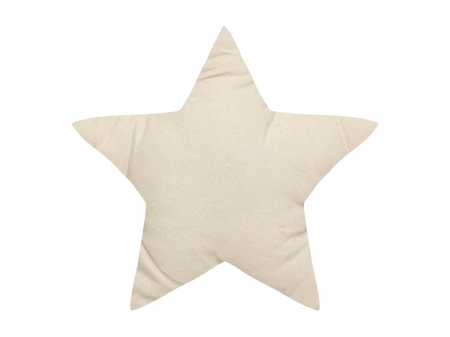 Coussin décoratif Étoile Berlingot Beige 40 x 40 cm