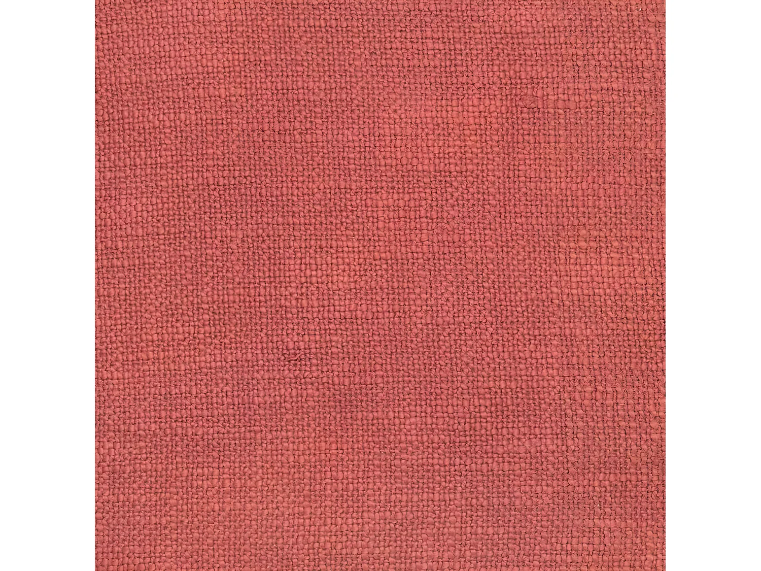 Coussin déhoussable Rose terracotta avec Pompons 50 x 50 cm