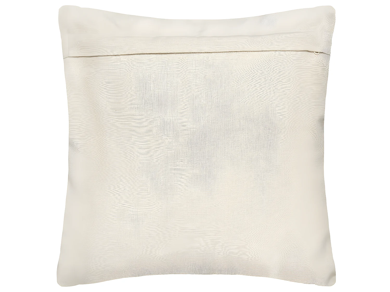 Coussin déhoussable Ivoire & Gris ardoise 45 x 45 cm