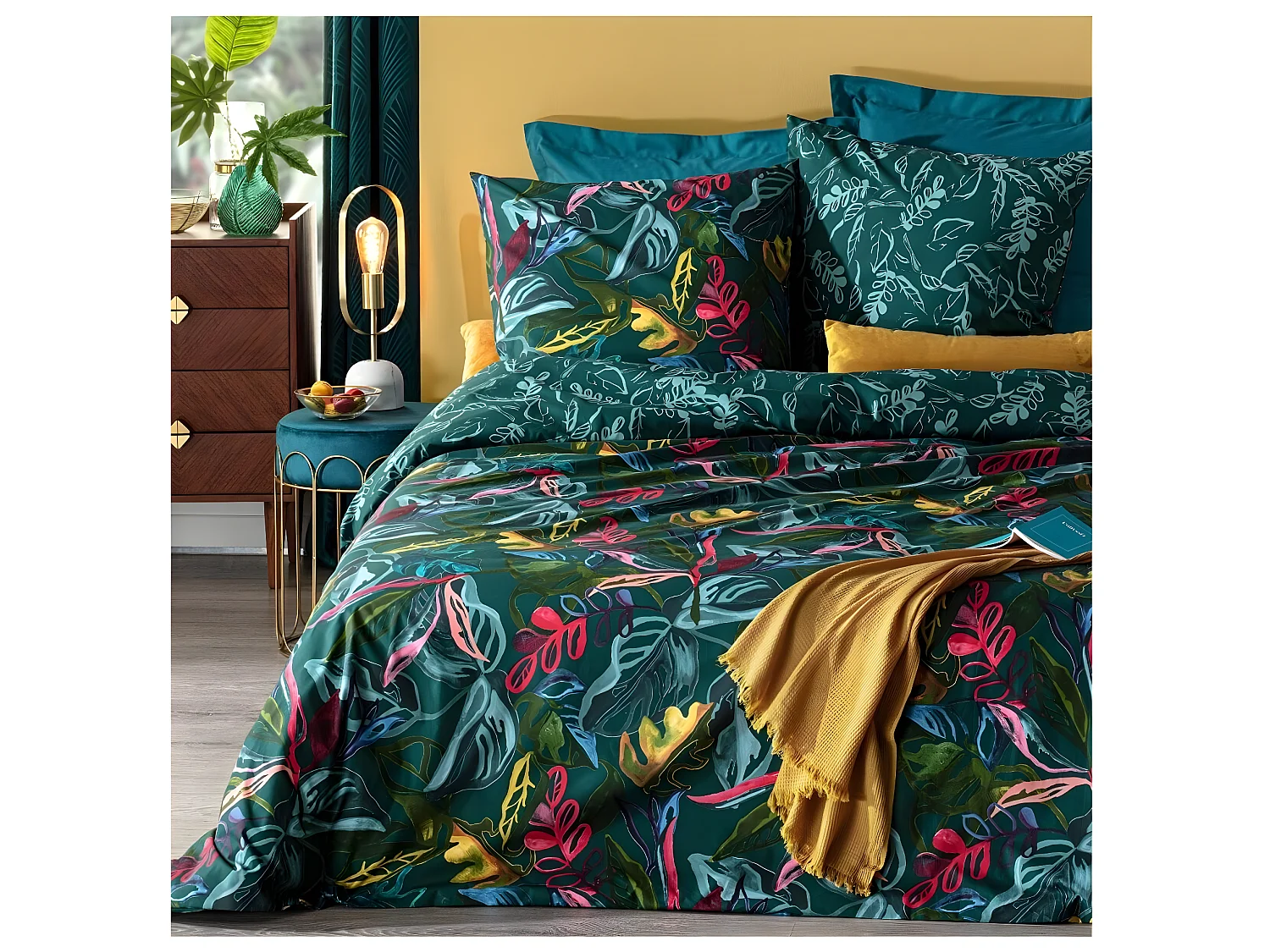 Parure housse couette 240 x 220 cm Foret selva