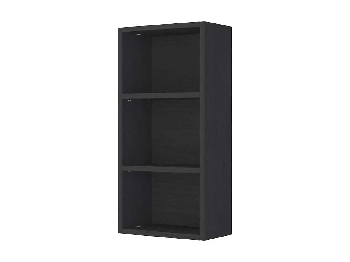 Regal in dunkel Grau Badezimmer