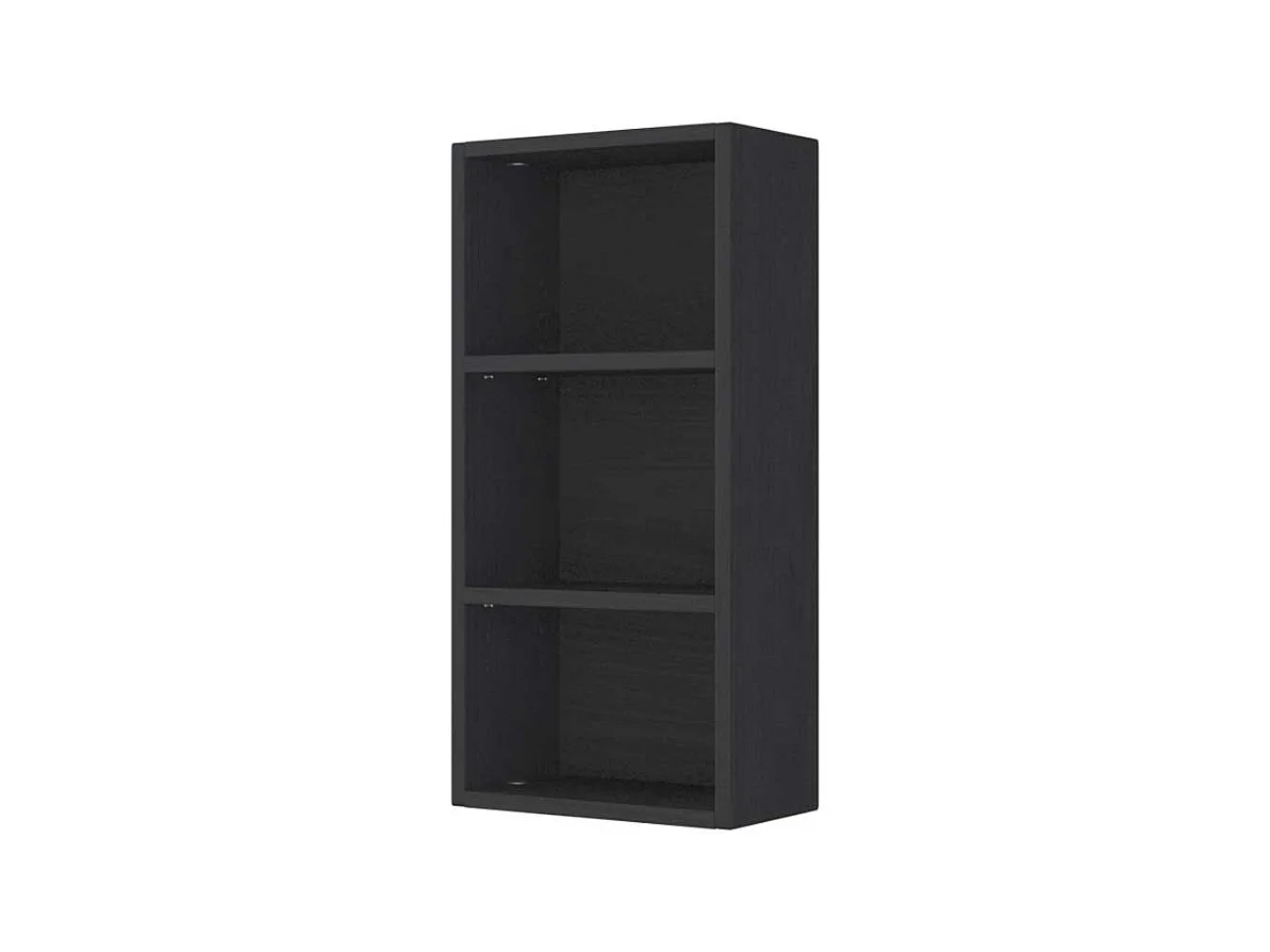 Regal in dunkel Grau Badezimmer