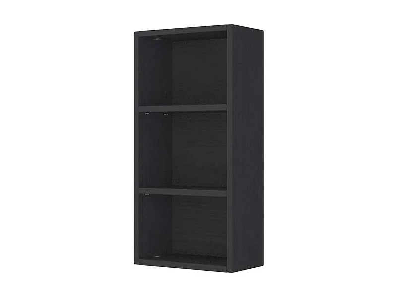 Regal in dunkel Grau Badezimmer