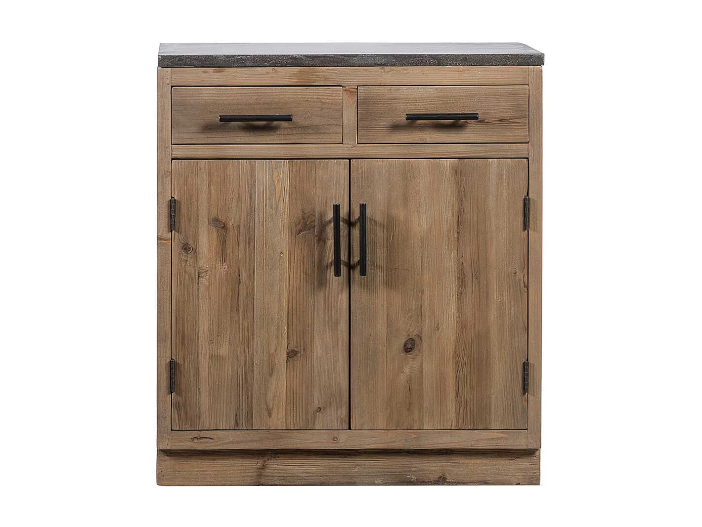 2 türiger Küchenunterschrank mit zwei Schubladen Vintage Look