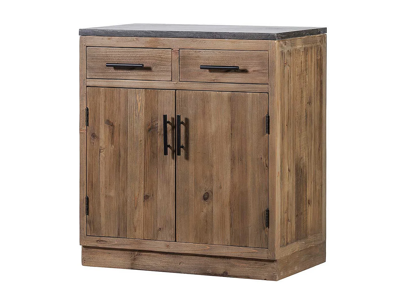 2 türiger Küchenunterschrank mit zwei Schubladen Vintage Look