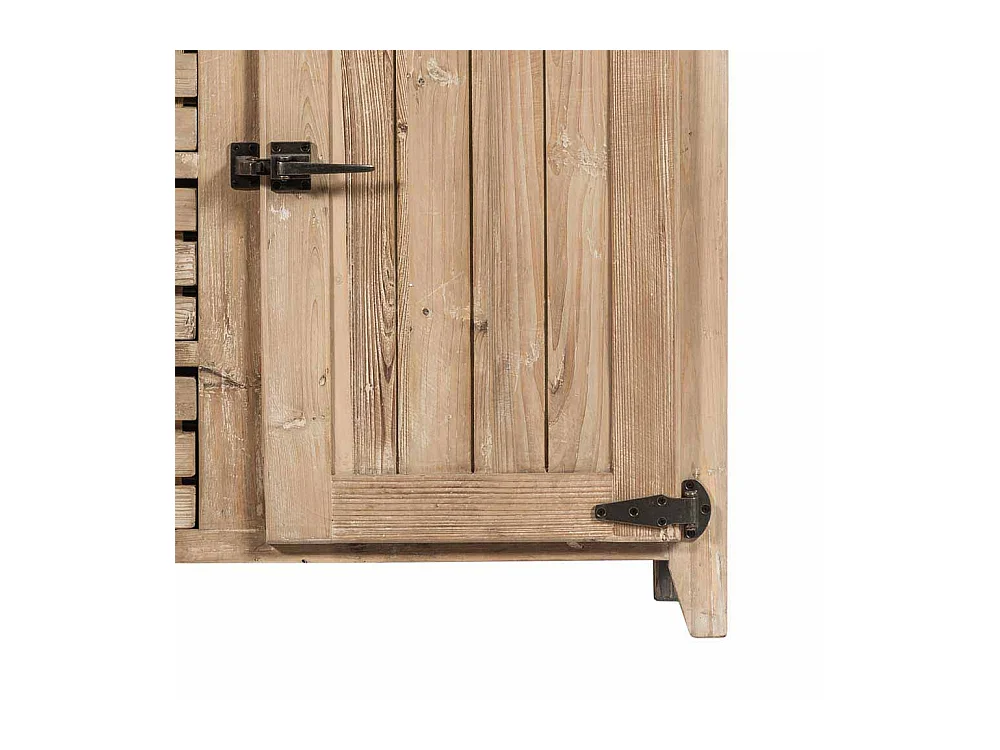 Hochschrank für Küche Pinie Recyclingholz