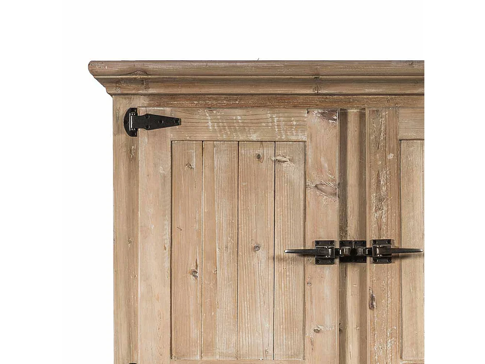 Hochschrank für Küche Pinie Recyclingholz