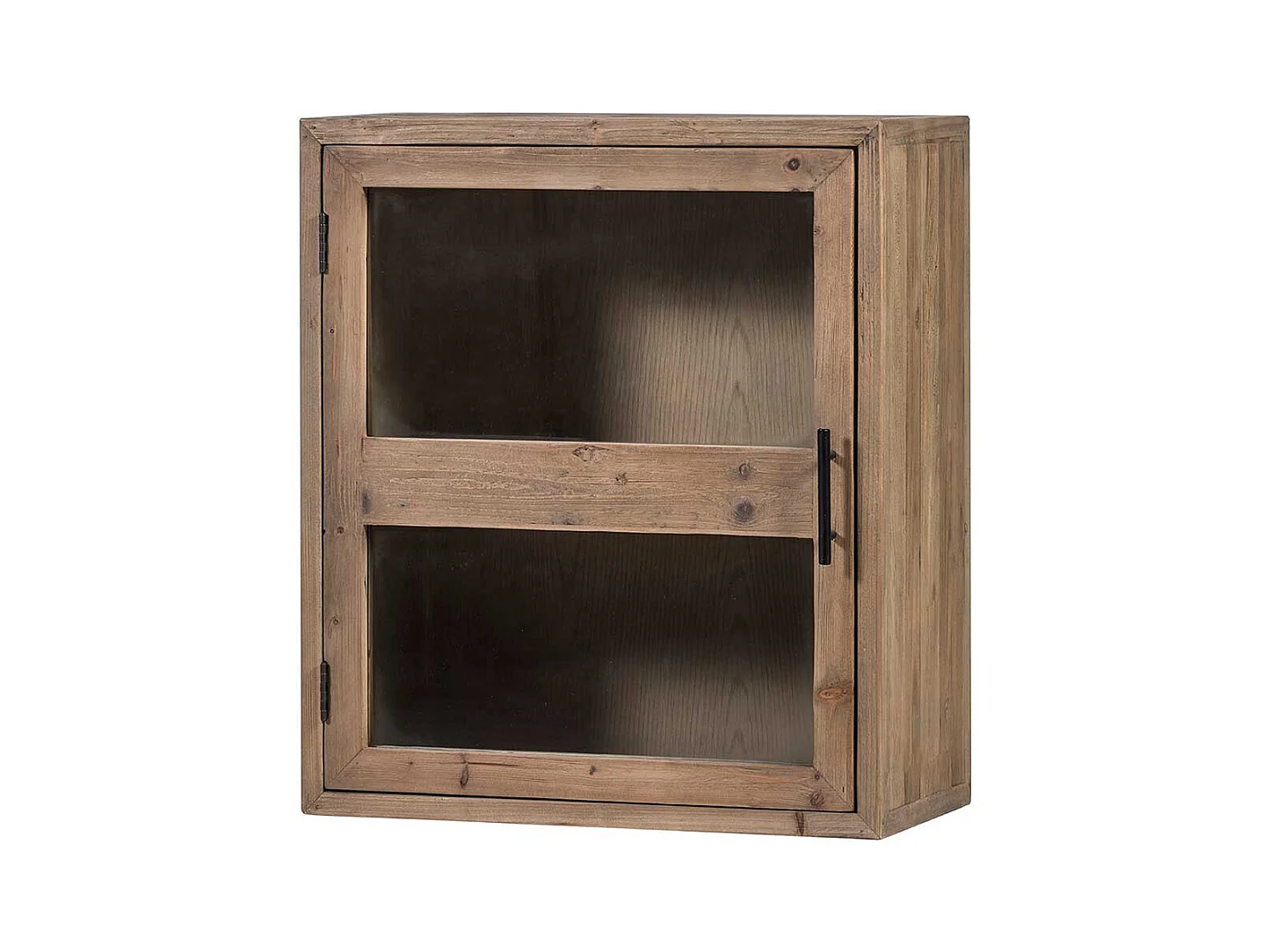 Küchenschrank mit einer Glastür Holz Antik